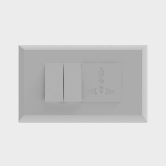 Minimalist Wall Panel 3D model for Creative Projects