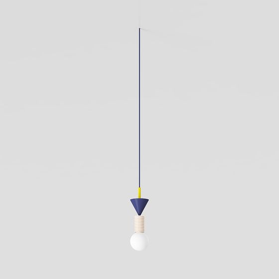 Geometric 3D Model Pendant Light