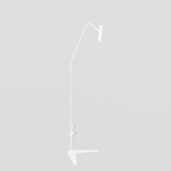 Sleek Modern Floor Lamp 3D model