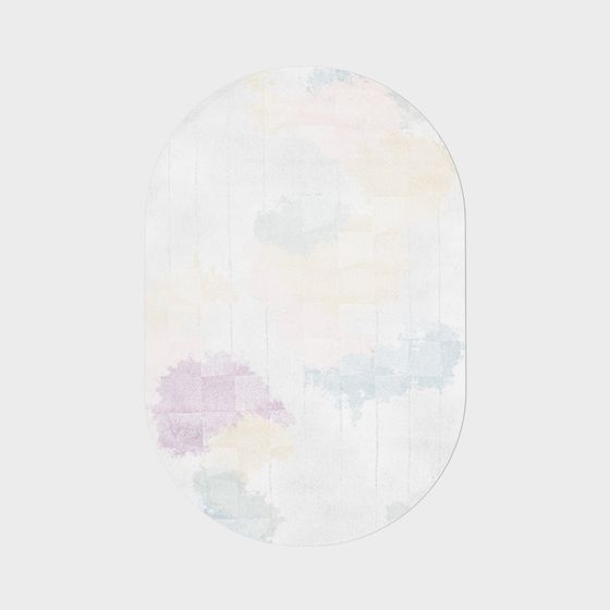 Watercolor Rug 3D model for Creative Spaces