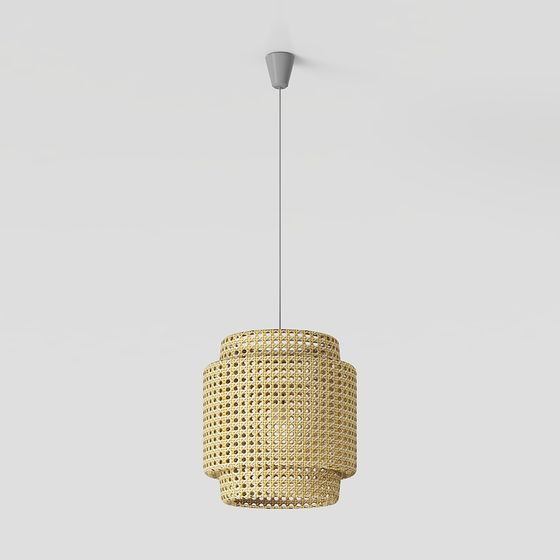Stylish Low-Poly Chandelier 3D model for Modern Interiors