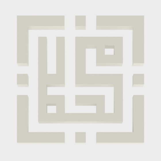 Labyrinth Gate 3D model for Creative Projects