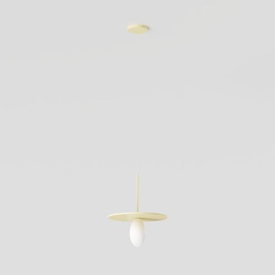 Stylish Hanging Lamp 3D model for Modern Aesthetics