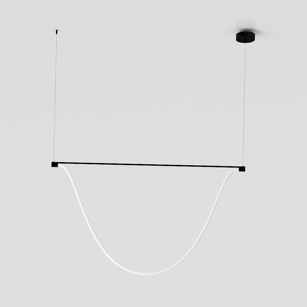 Modern Minimalist Suspended Light 3D model