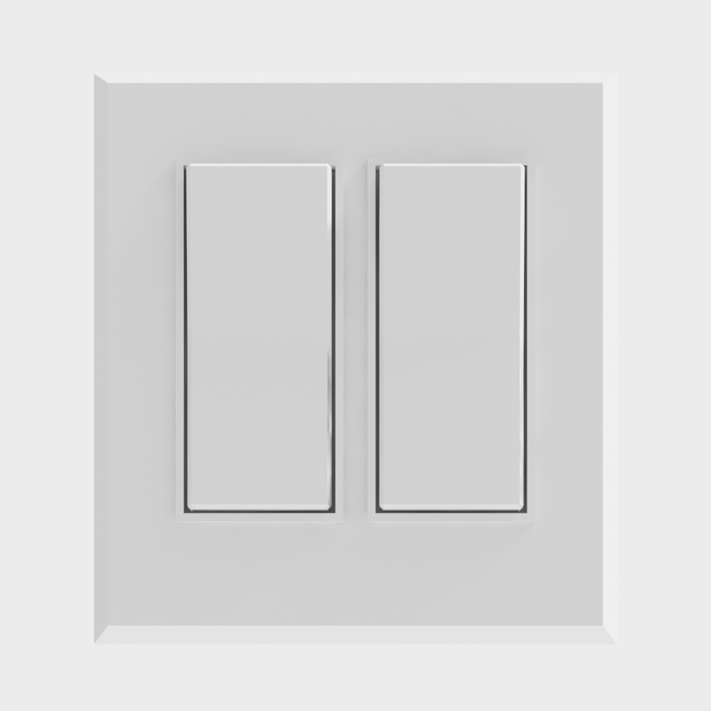 Interrupteur Double+Rocker+Lumière