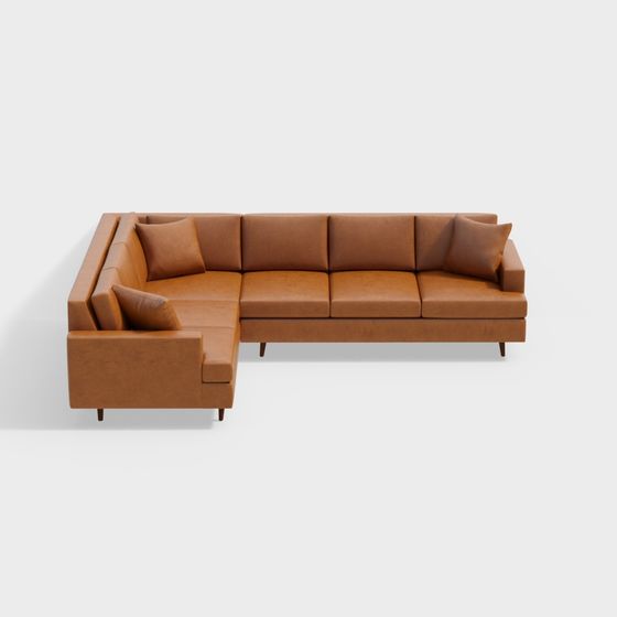 Modern Dixon Sectional 3D Model