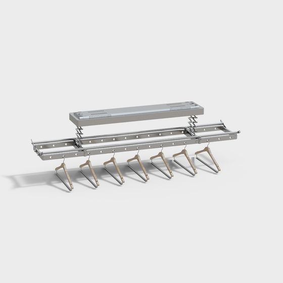 Modern Minimalist Clothes Hanger 3D model