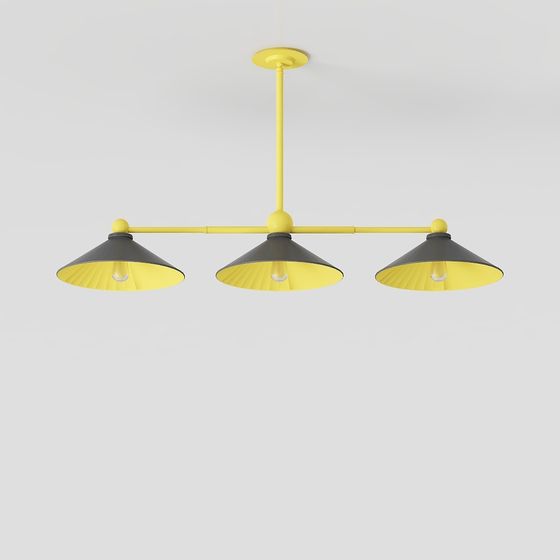 Stylish Low-Poly Chandelier 3D model for Modern Interiors