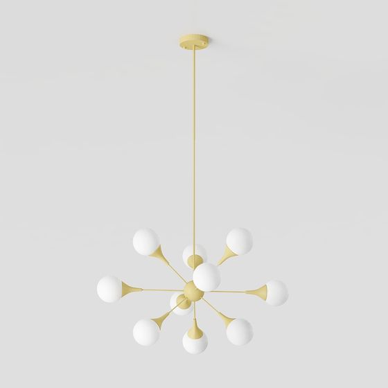 Elegant Modern Pendant Light 3D model