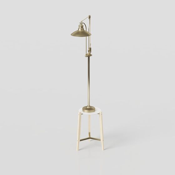 Retro Floor Lamp 3D model