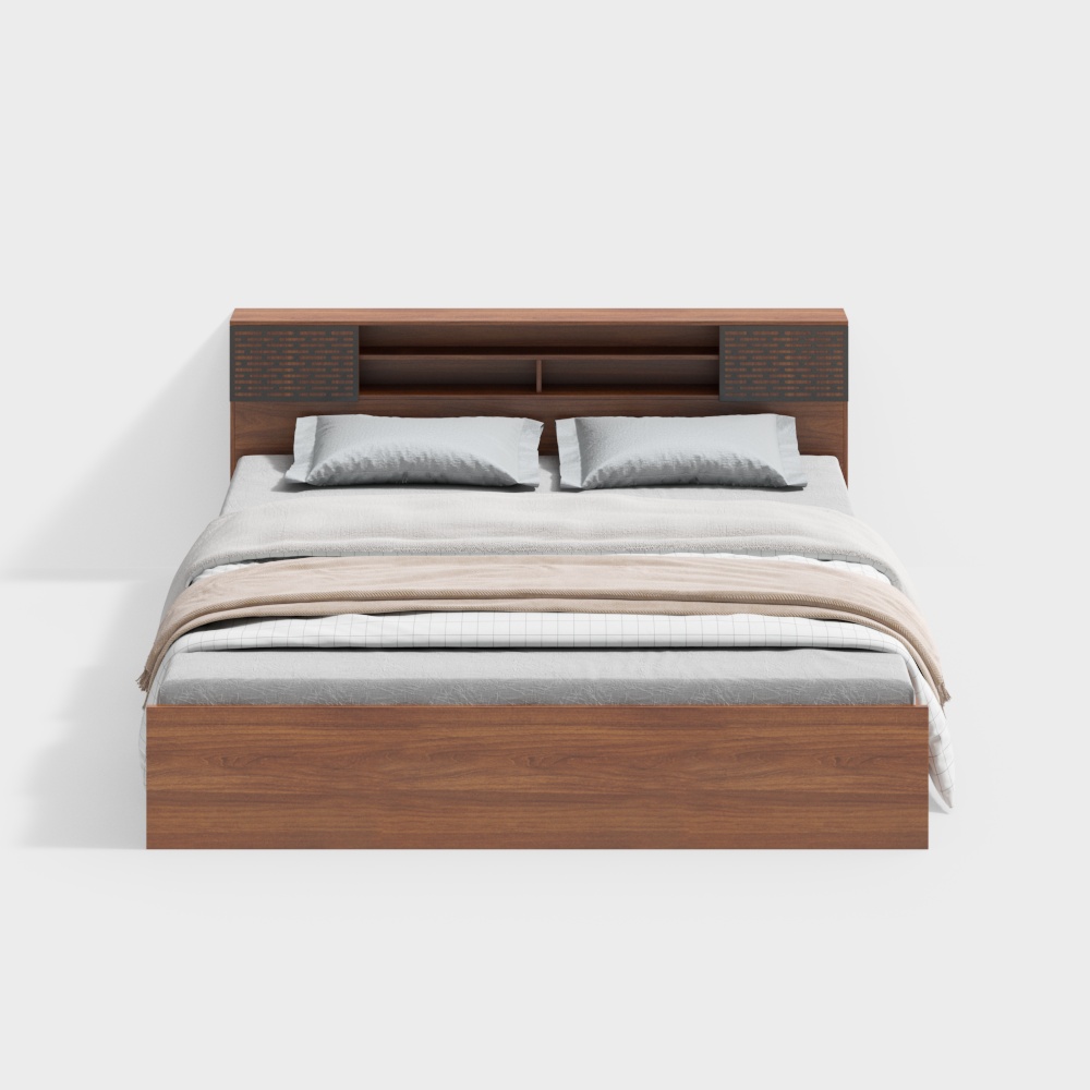 Blaze King Bed with Storage