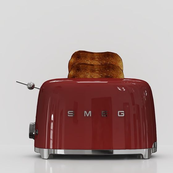 Vintage SMEG Toaster 3D model for Creative Projects