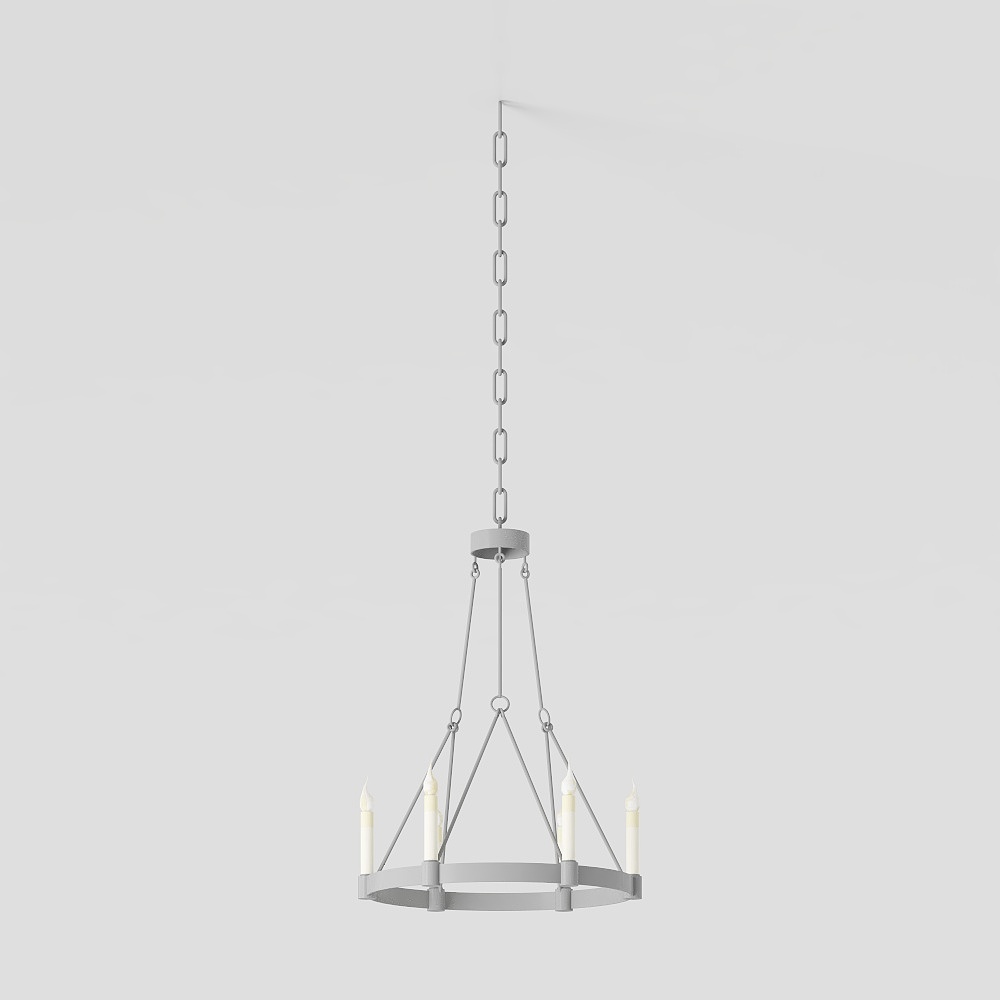 Lighting+-+Chandelier+-+Wrought+Iron