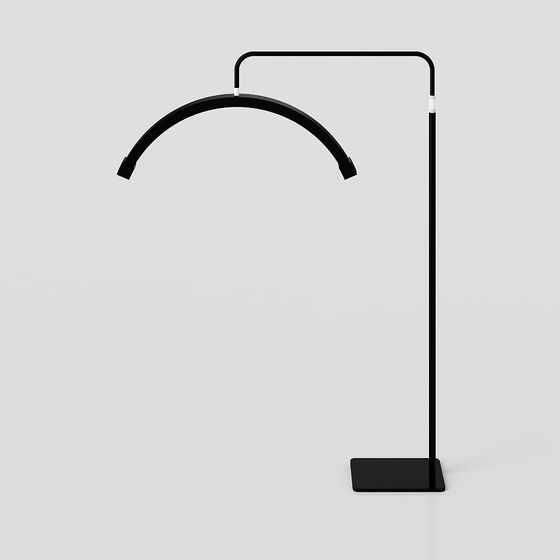 Stylish Floor Lamp 3D model for Modern Aesthetics