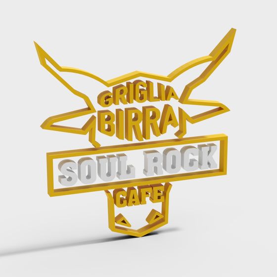Griglia Birra Soul Rock Cafe 3D model