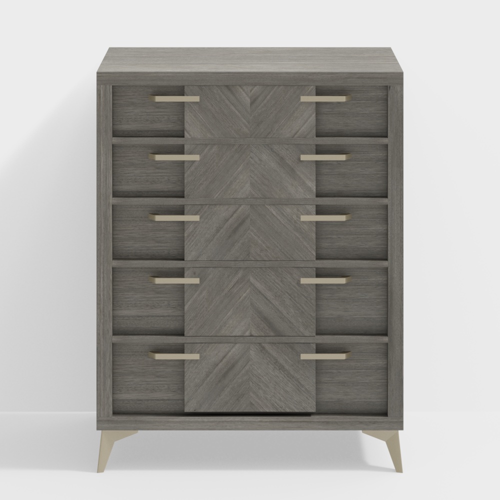 Cómoda de cinco cajones Aries