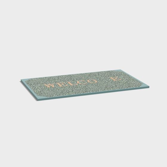 Welcome Mat 3D model for Creative Projects
