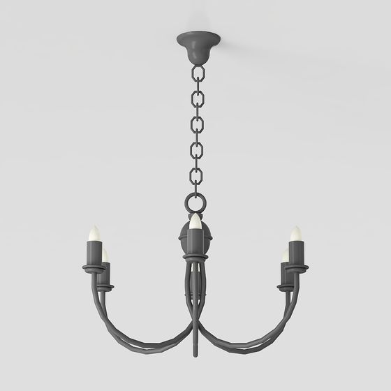 Vintage Chandelier 3D model for Modern Designs