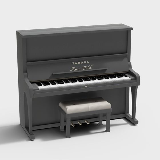Yamaha Anun Jubil Upright Piano 3D model