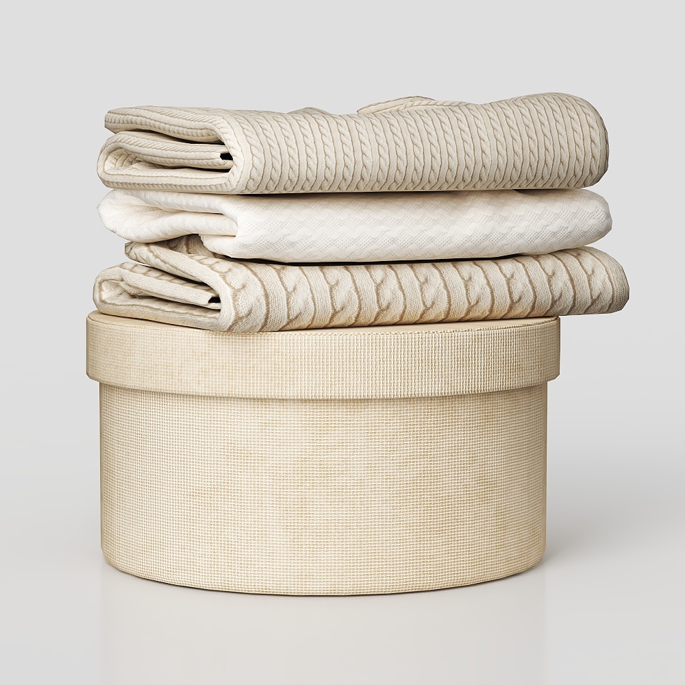 Round Clothing Storage Box