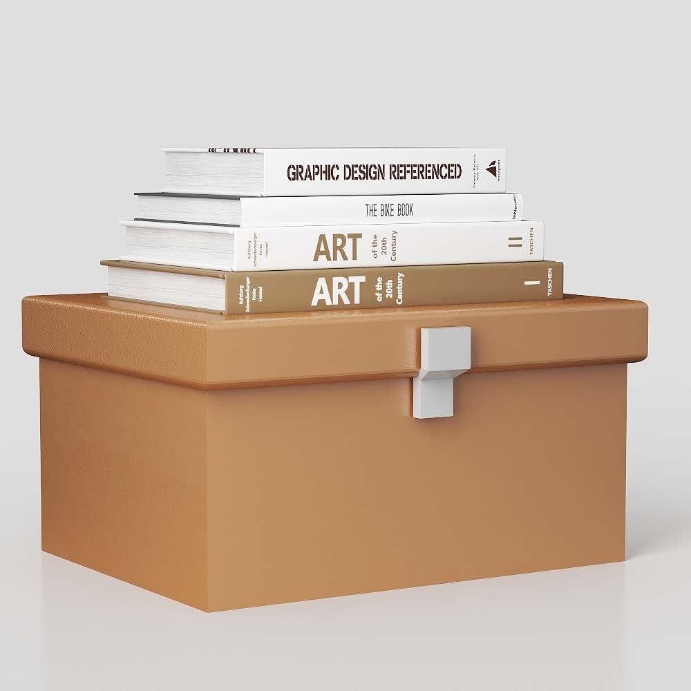 Boîte de Rangement pour Livres Moderne Minimaliste