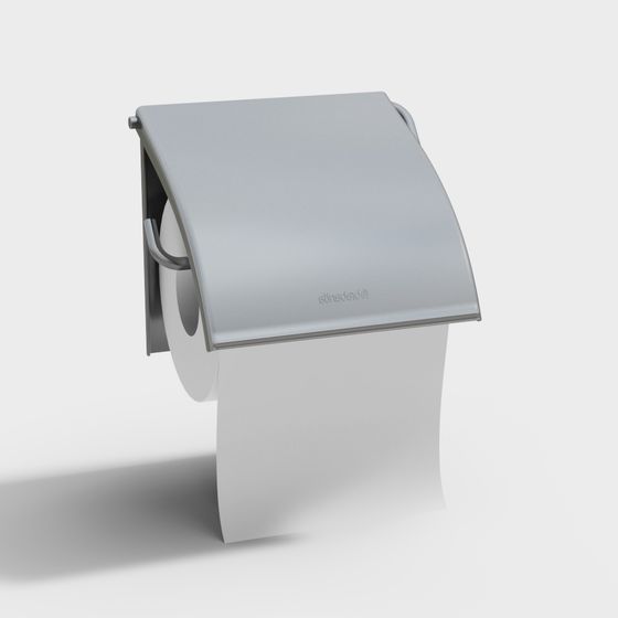 Stainless Steel Toilet Paper Holder 3D model