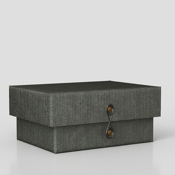 Elegant Square Storage Box 3D model