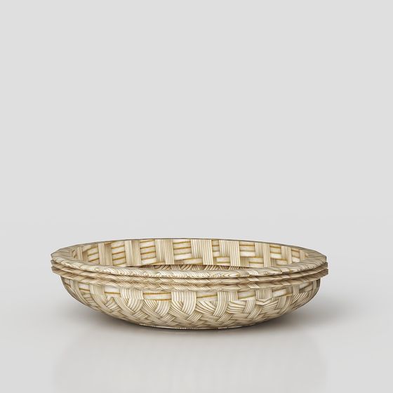 Elegant Woven Bowl 3D model for Various Uses