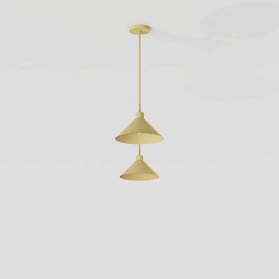 Conical Elegance 3D model Chandelier