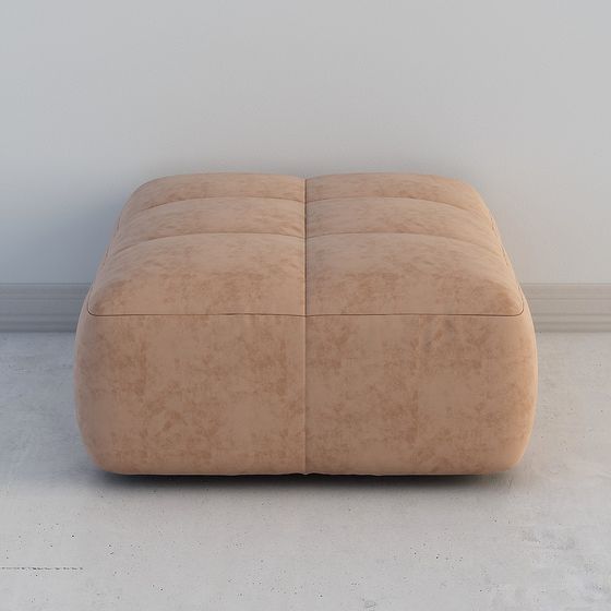 Cozy Ottoman 3D model