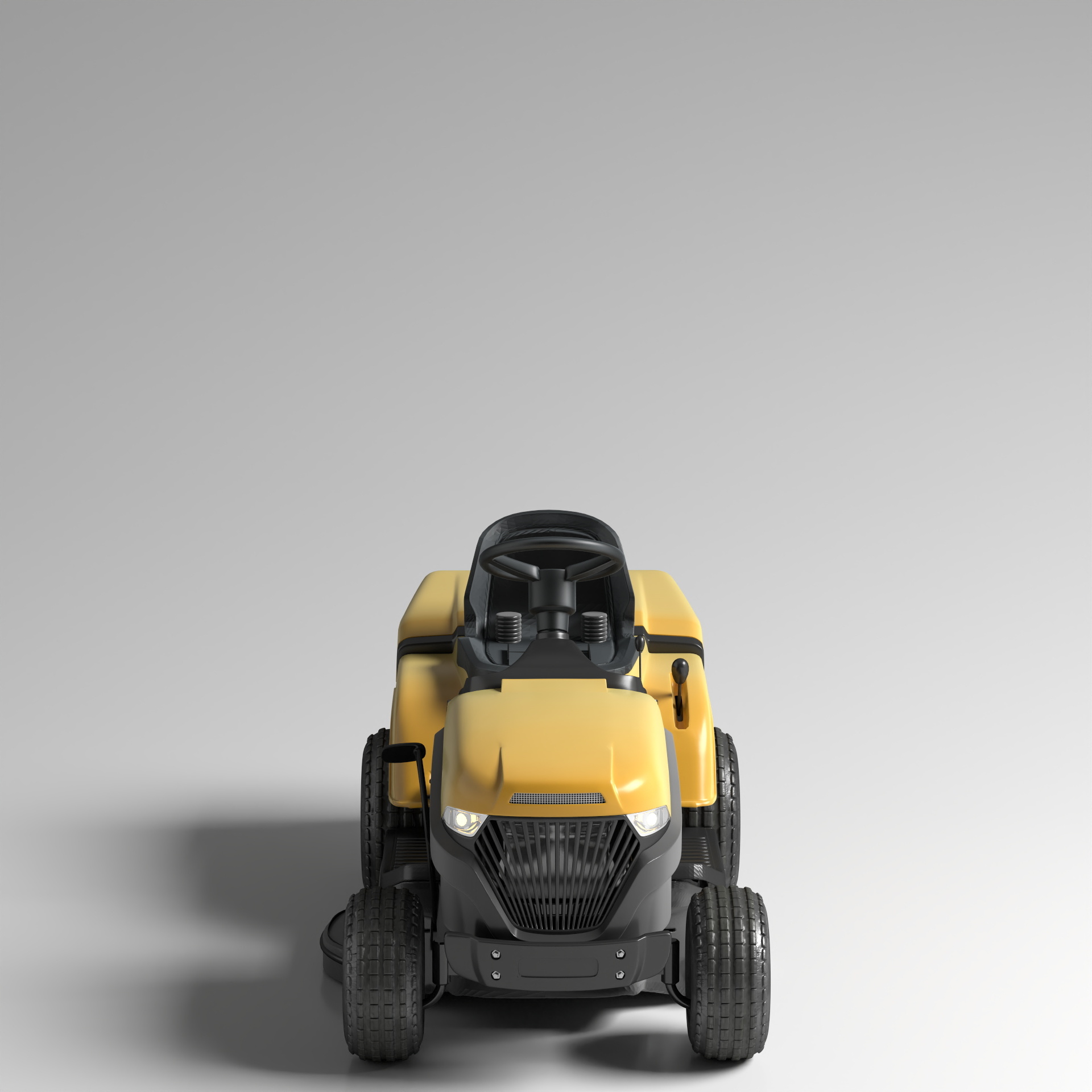 Modern Floor Cleaning Vehicle 3D Model