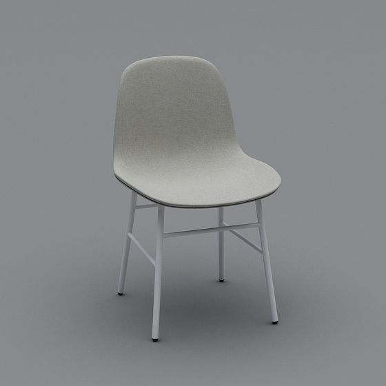 Modern Minimalist 3D Chair Model