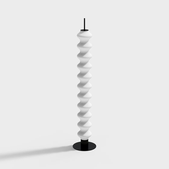 Contemporary Spiral Staircase 3D model for Elegant Spaces