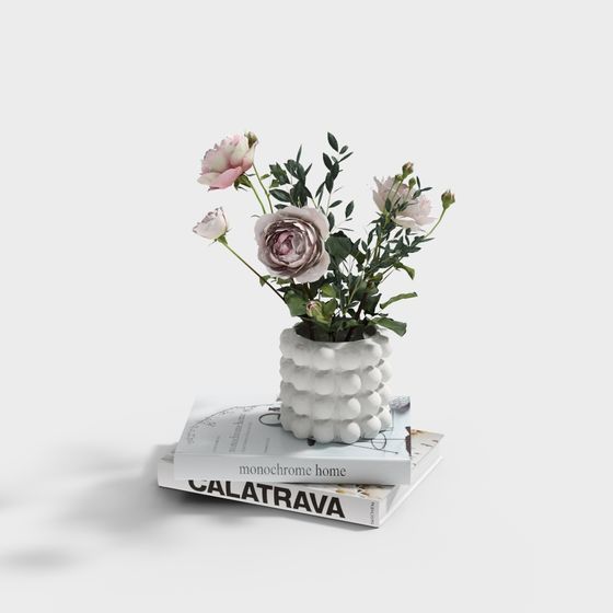 Elegant Bubble Vase 3D model for Creative Projects