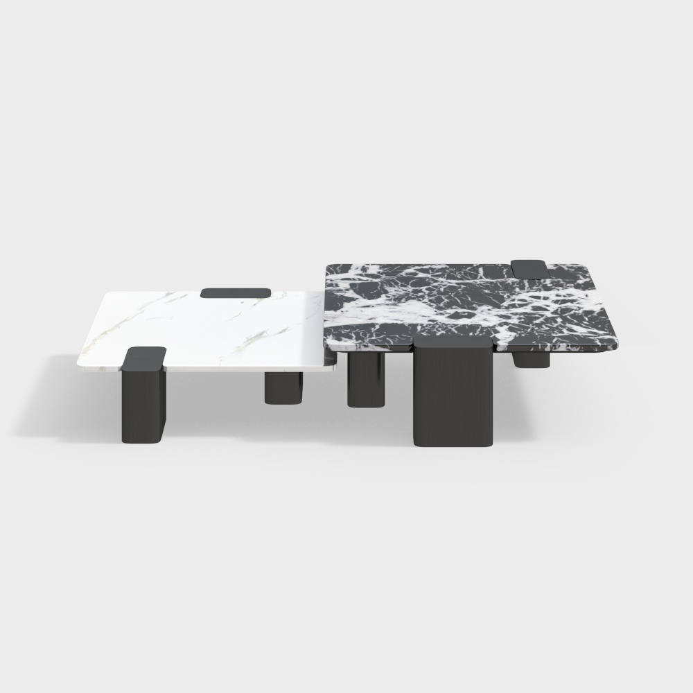 Marble Mosaic Coffee Table 3D model