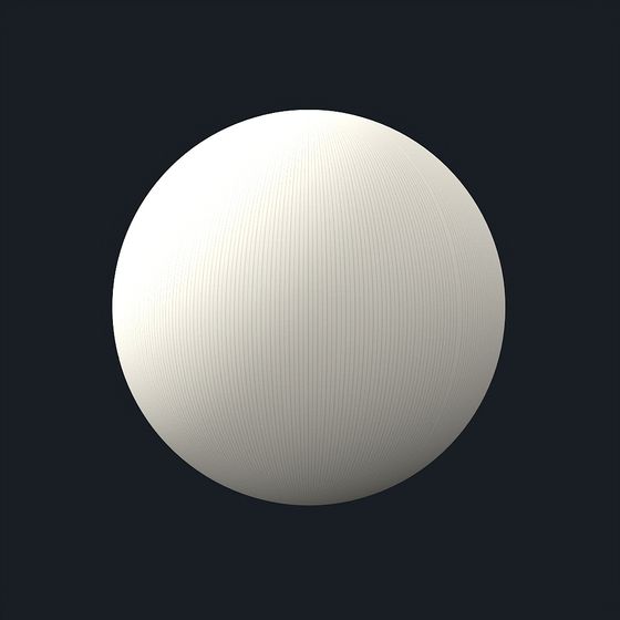 White KS Off-white Vertical Striped Wallpaper 3D Model for Interiors