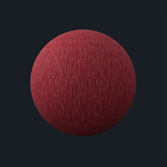 PBR Red Wallpaper 3D Model - Ks Fine Line