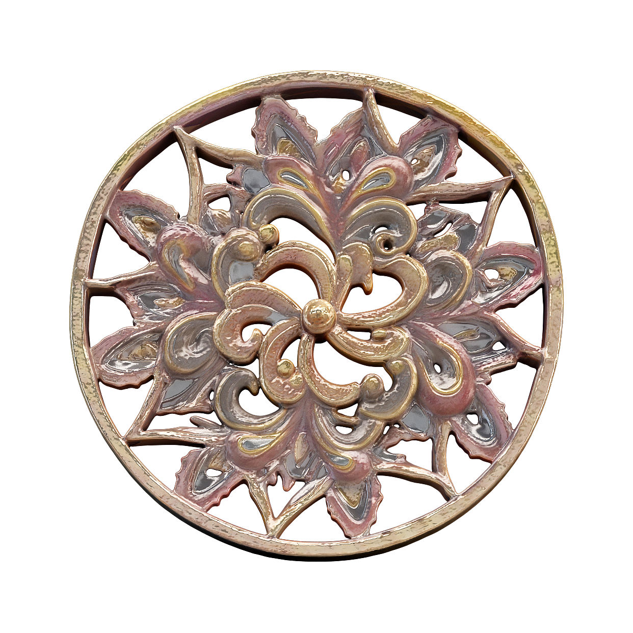 Enchanting Low-Poly Flower 3D Model – Vibrant Petal Design