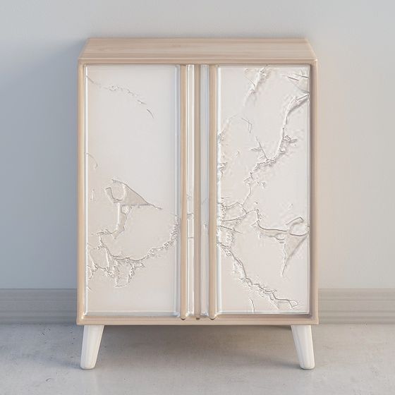 Abstract Art Cabinet 3D Model