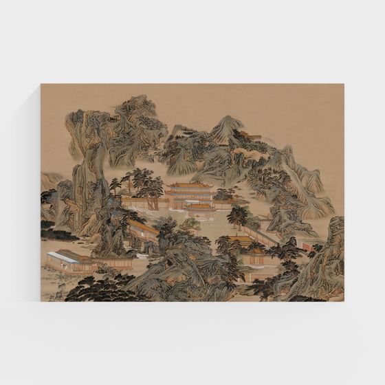 Ancient Royal Garden 3D model