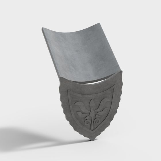 Castle Shield 3D model for Historical Projects