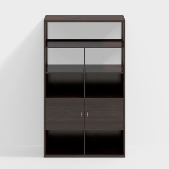 Urban Elegance Bookshelf 3D model