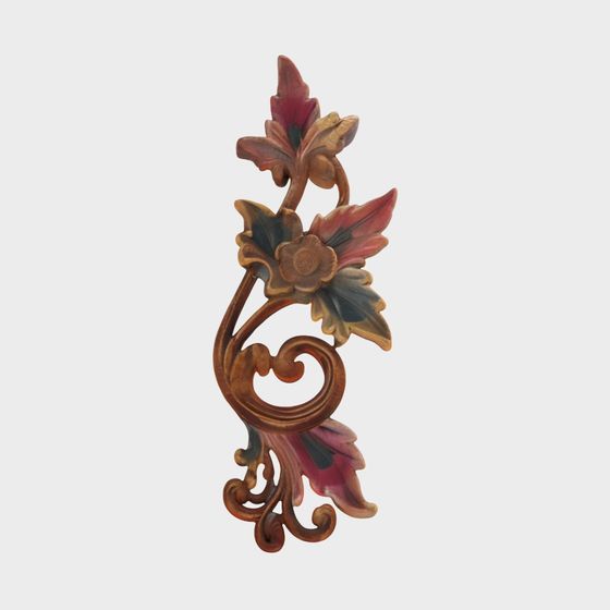 Floral Scroll 3D model