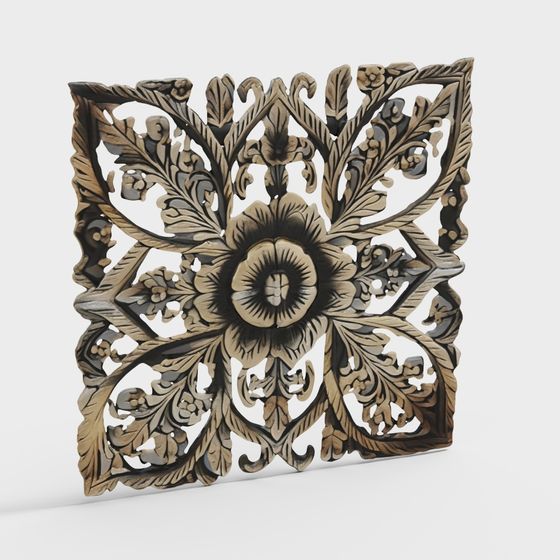 Elegant Renaissance-Inspired 3D model
