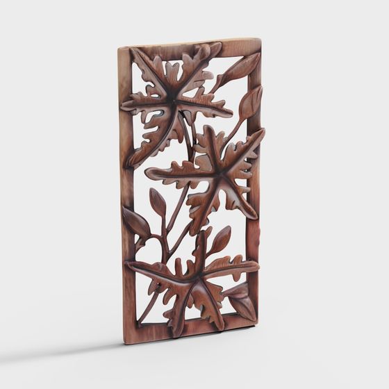 Vines Wall Panel 3D model