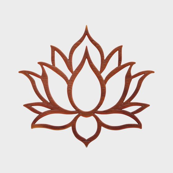 Lotus Blossom 3D model in Low Poly Style