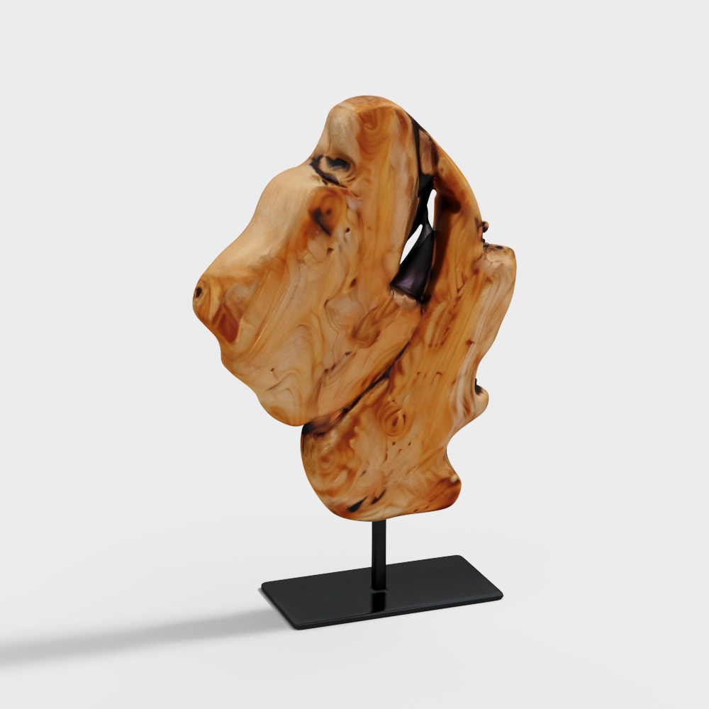 Natural Spirit 3D Model – Realistic Low-Poly Tree