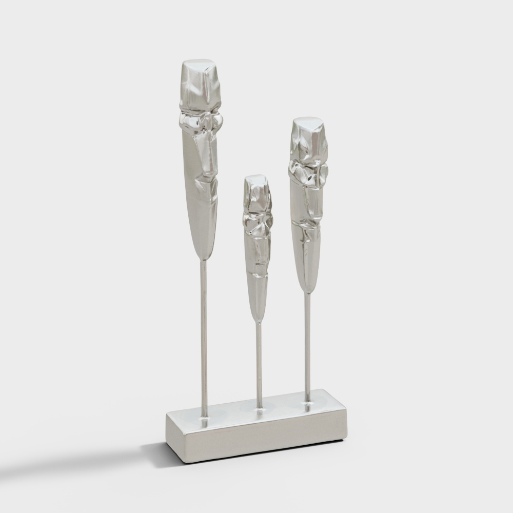 Carved Masks Table Decor