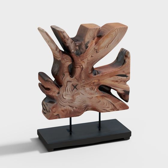 Natural Root 3D model