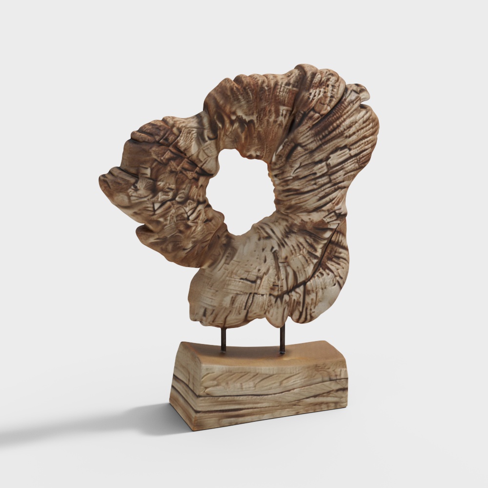 Teak Wood Table Top Decoration 1